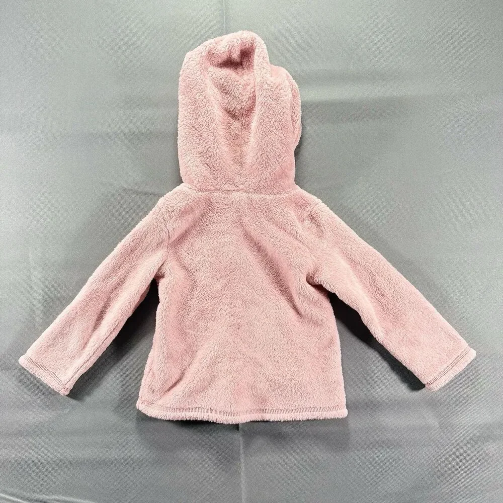 Carters Pink Pullover Hooded Jacket Size 24m